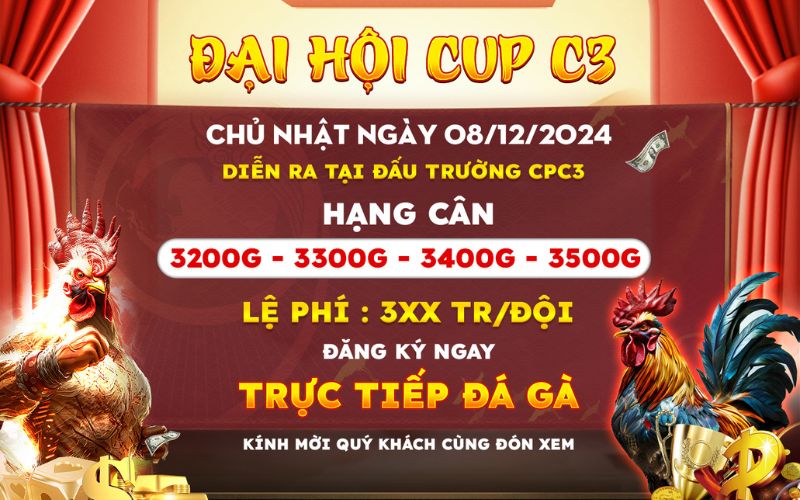 [Thông Báo] Đại Hội Cup CPC3 Ngày 8/12/2024